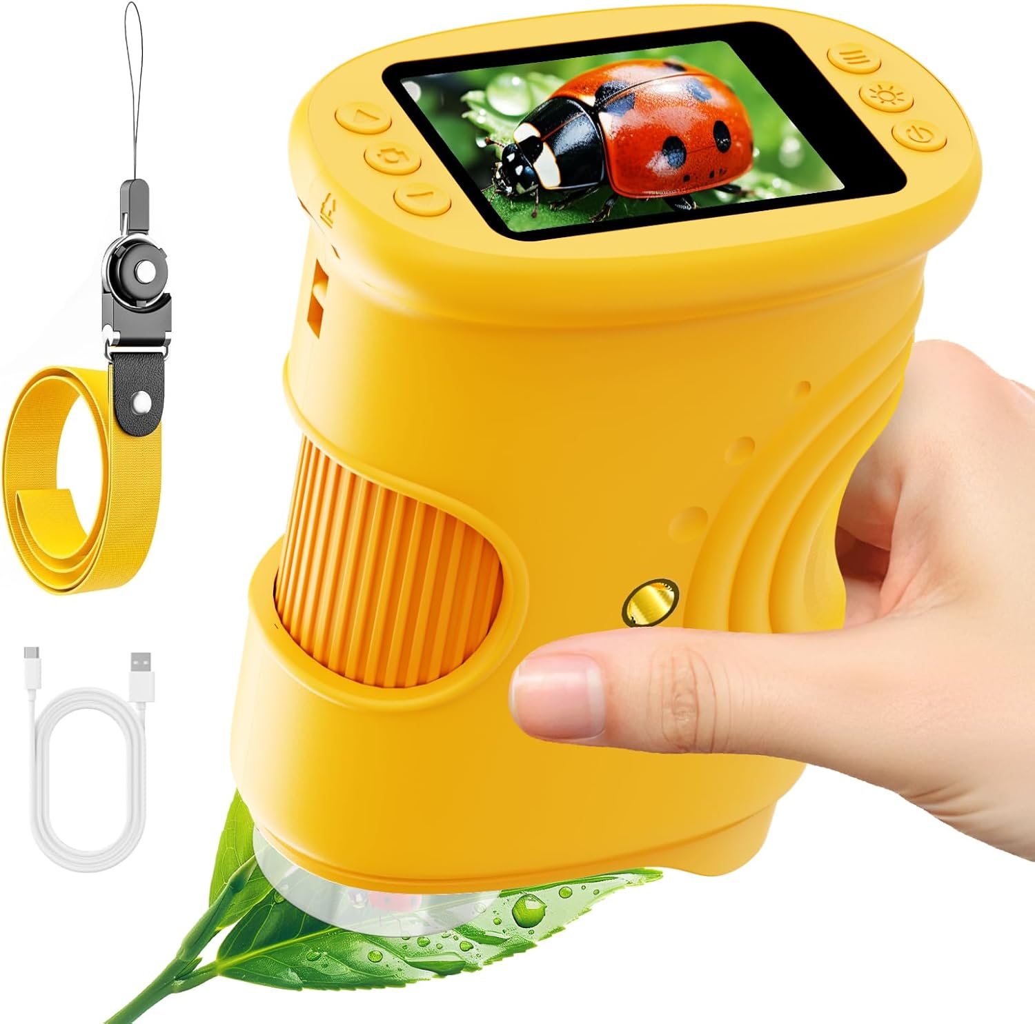 Kids Definition Of Education - Digital Microscope for Kids 1000X Handheld