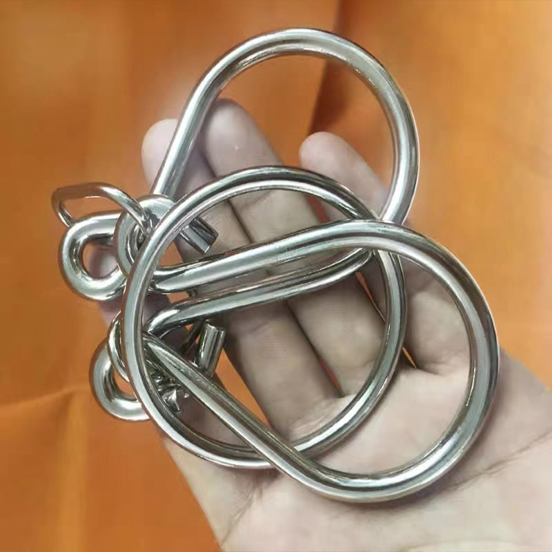 Brain Teaser Cube - Classical Horseshoe Lock Puzzle Casse Tete