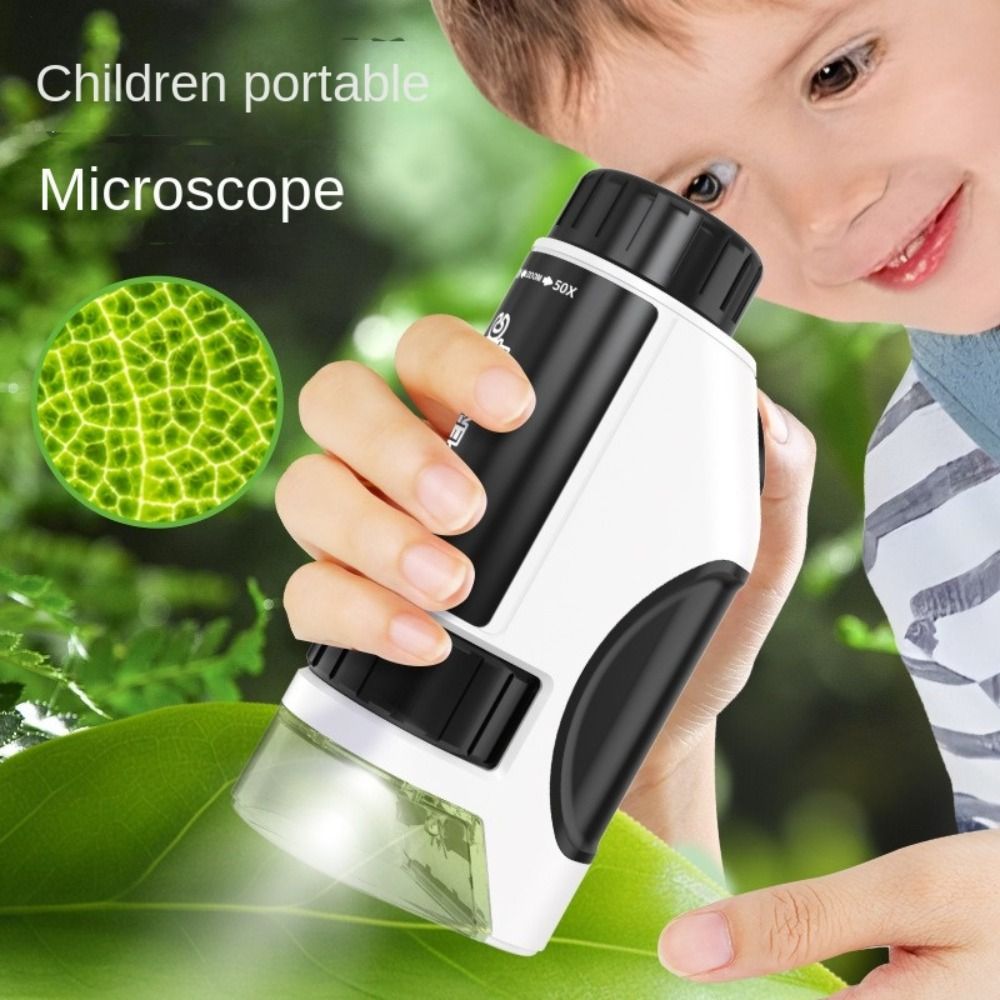 Kids Definition Of Education - Handheld Kids Microscope LED Light Source