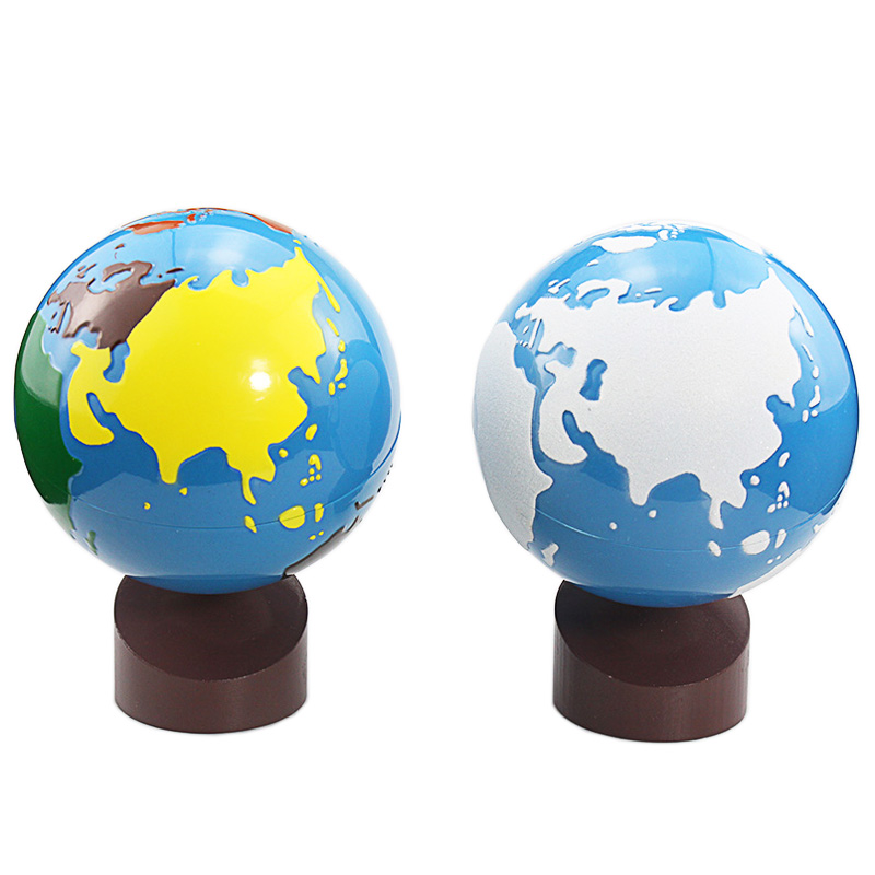 Educational Globe For Kids - Montessori Geography Toys Geographic Globes Earth