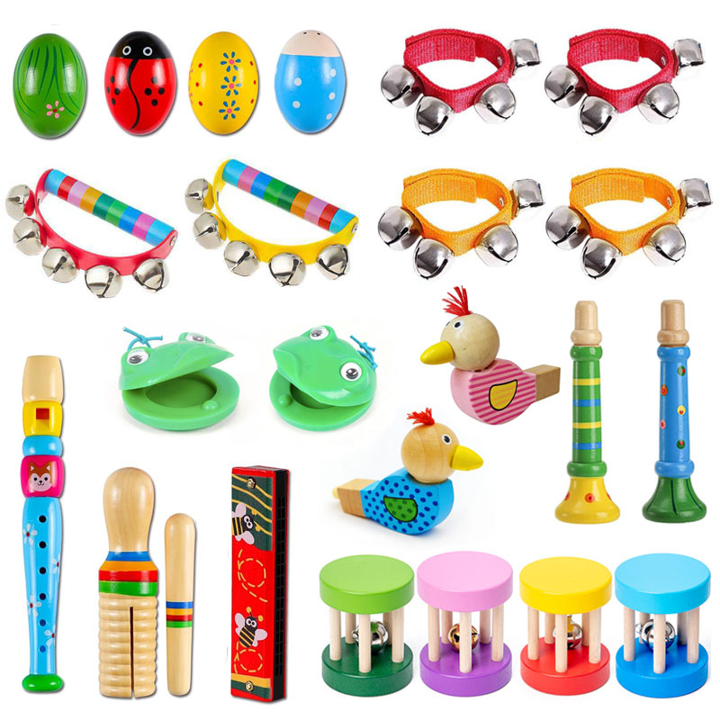 Kids Education Bell - Wooden Music Instruments for Kids Rhythm