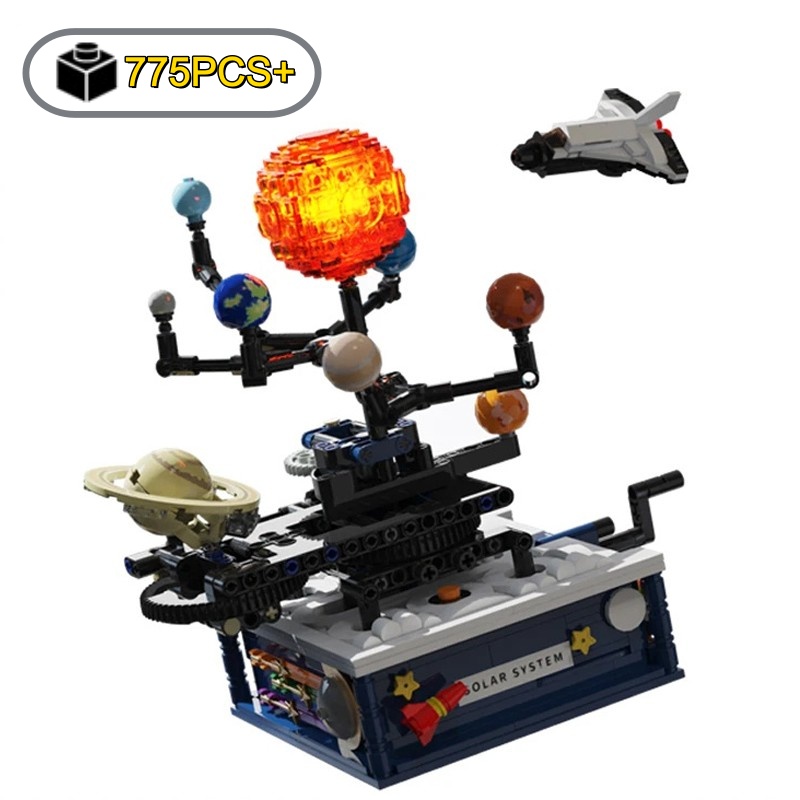 Solar System Model - FUNXINEE Technical Space Exploration Series Rotating
