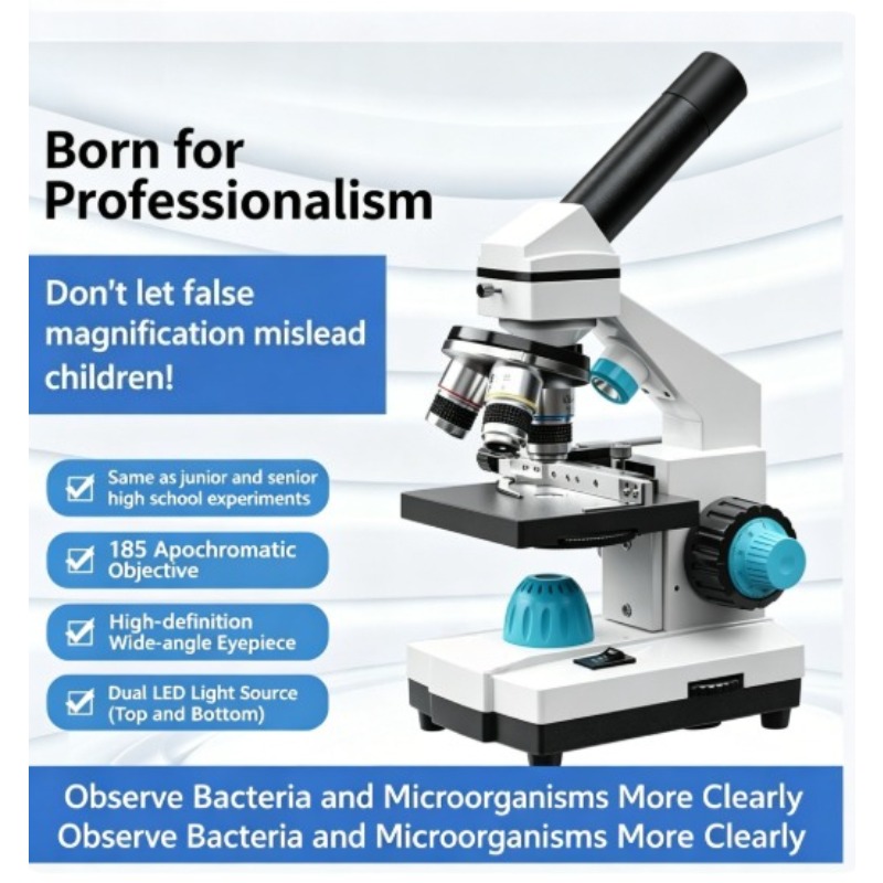 Kids Definition Of Education - Kids Biological Microscope 2000X Portable High