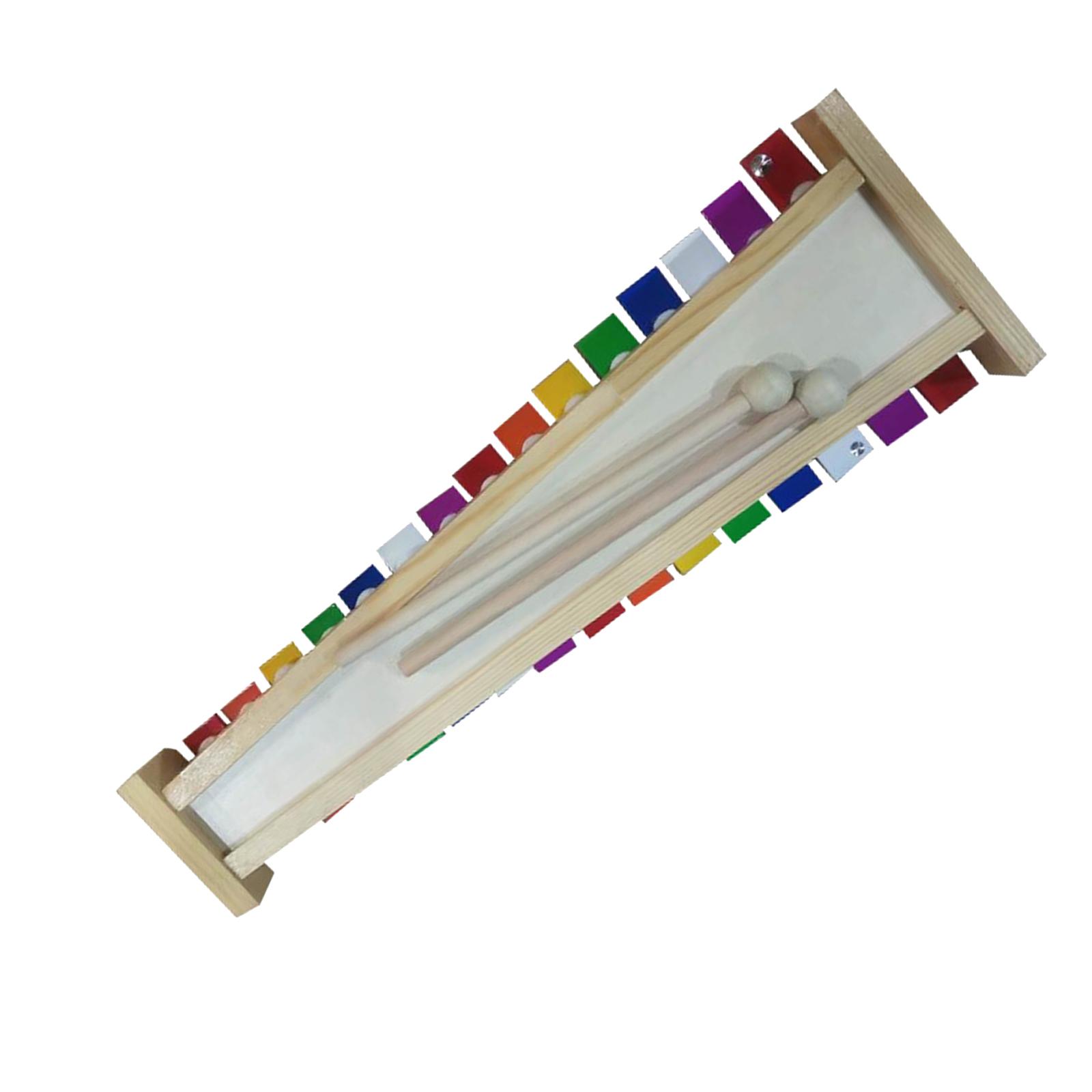 Kids Education Bell - 15 Scale Xylophone Bell Hand Percussion