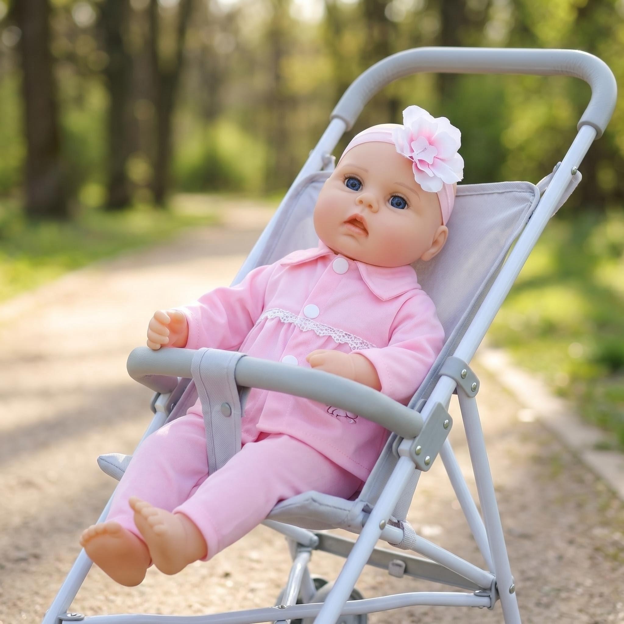 18inch Plush Baby Doll Joyful  - Kids Joy Education ulasan dan harga