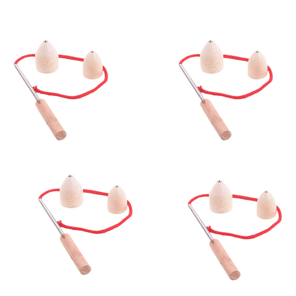 4Sets Wooden Tops Spinning Gam - Kids Education Tips ulasan dan harga