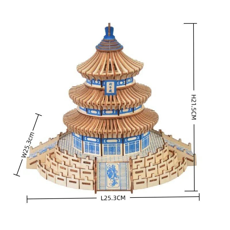 Chinese Temple of Heaven 3D Wo - Kids Heaven Education ulasan dan harga
