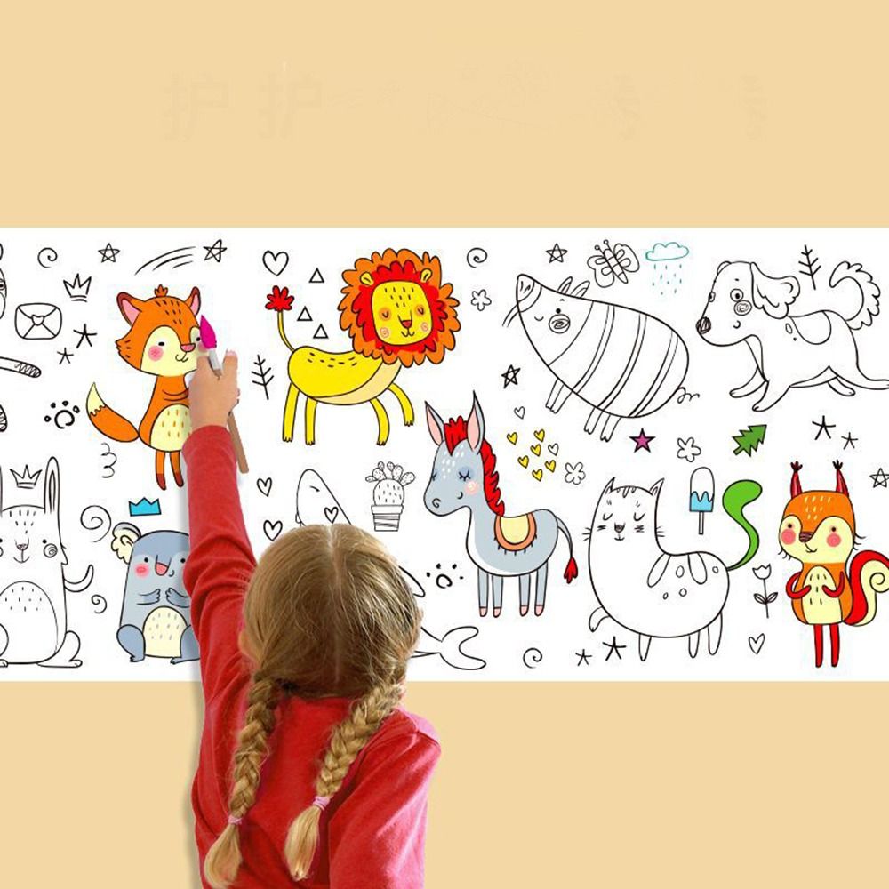 Wall Sticker Graffiti Scrolls  - Kids Education Laptop ulasan dan harga