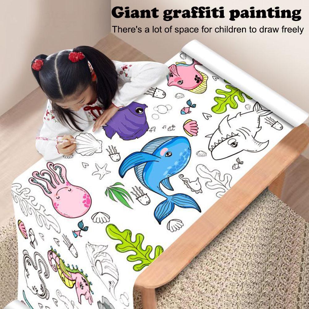 Children's Drawing Roll Sticky - Kids Education Laptop ulasan dan harga