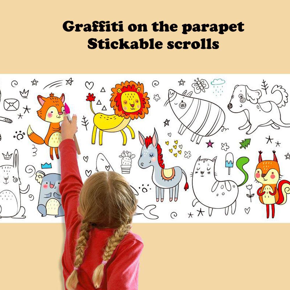 Children's Drawing Roll Sticky - Kids Education Laptop ulasan dan harga