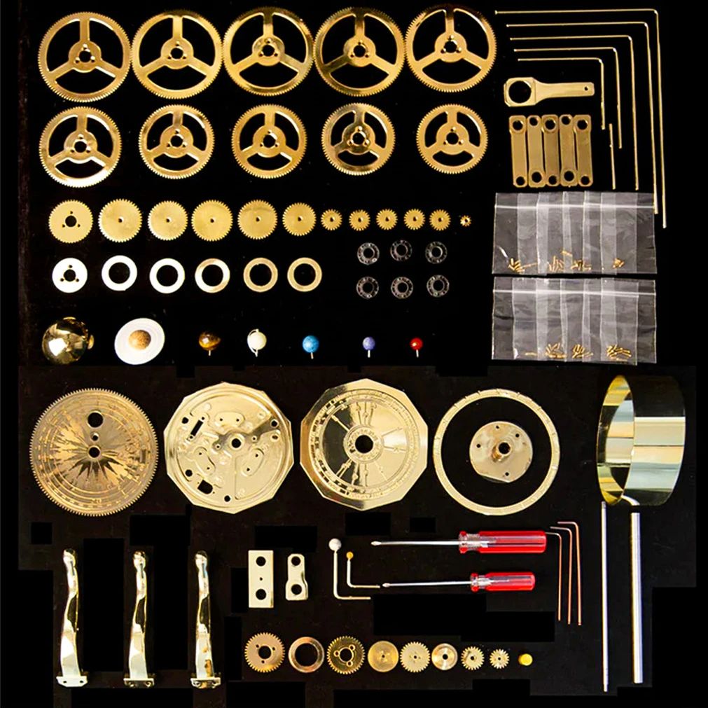 200Pcs DIY 3D Metal Orrery Sol - Solar System Model ulasan dan harga