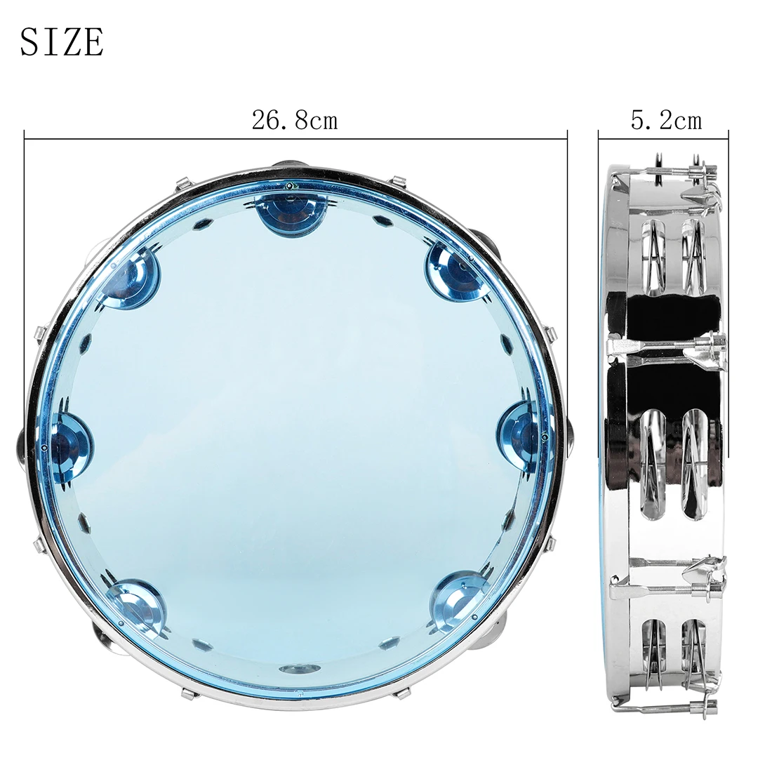 10 Inch Kids Tambourine Double - Kids Education Bell ulasan dan harga