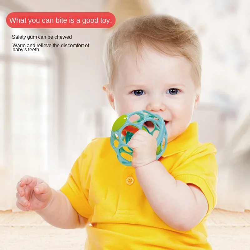 Baby Hand Rattle Soft Ball Toy - Kids Education Bell ulasan dan harga