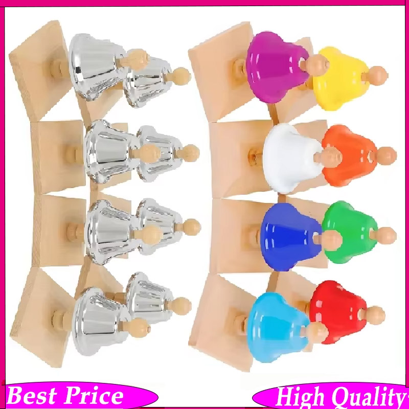 8 Tone Colorful Class Bell Woo - Kids Education Bell ulasan dan harga