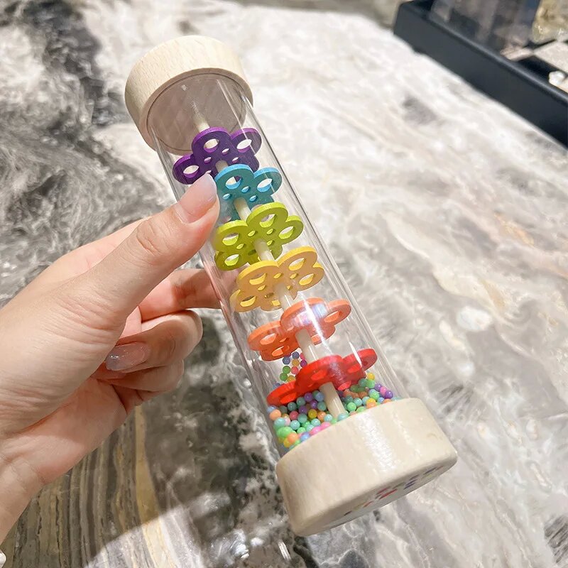 Rain Sound Tube Simulator Toy  - Kids Education Bell ulasan dan harga