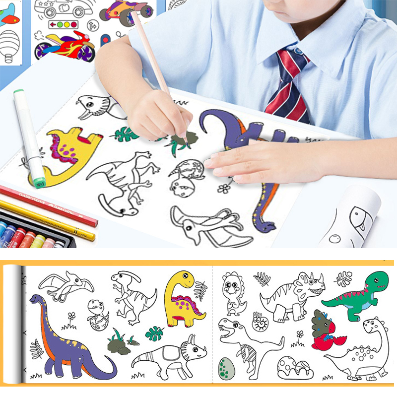 Children Drawing Roll DIY Stic - Kids Education Laptop ulasan dan harga
