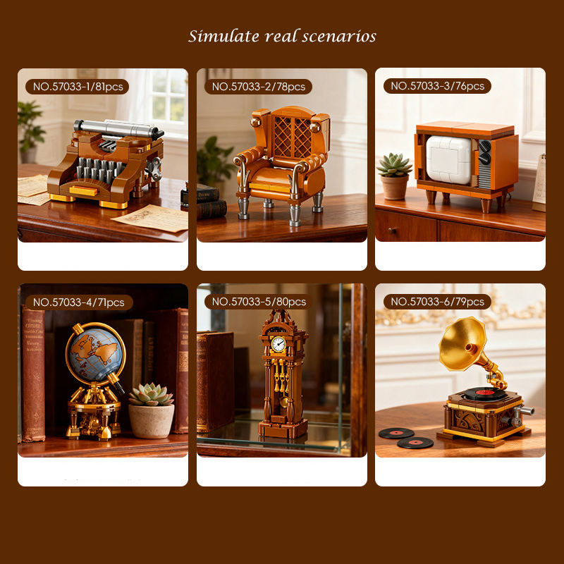 Classic Retro Idea Block Model - Educational Globe For Kids ulasan dan harga