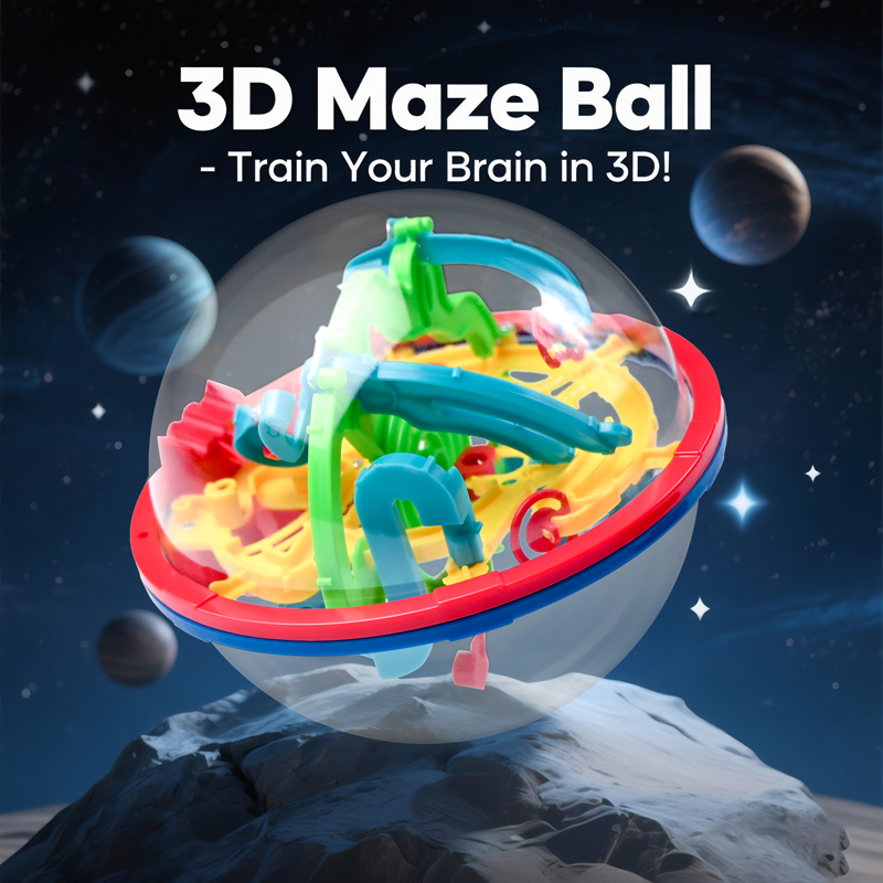3D Magic Ball Labyrinth Brain  - Educational Globe For Kids ulasan dan harga