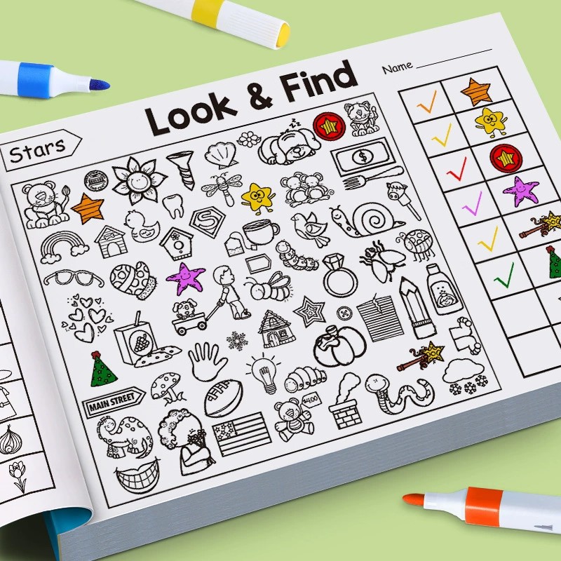 Look And Find Coloring Book fo - Kids Education And You ulasan dan harga