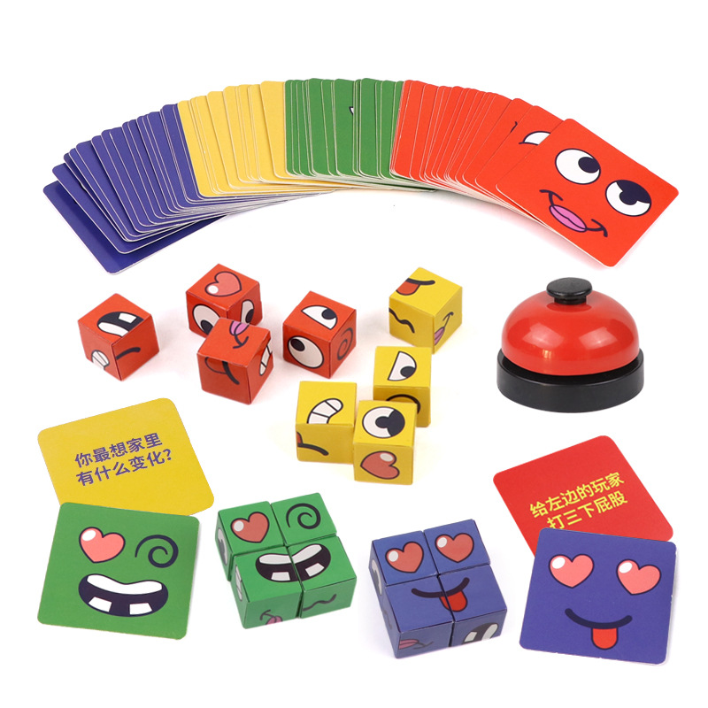 Kids Face Change Rubik's Cube  - Kids Education Bell ulasan dan harga
