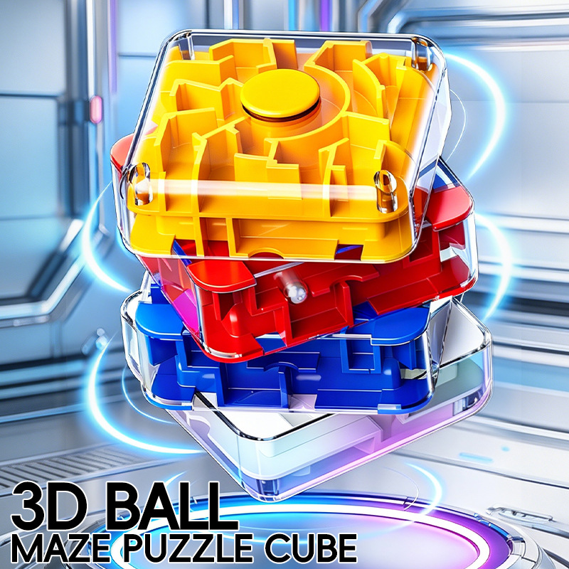 Fidget Spinner 3D Maze Cube Si - Brain Teaser Cube ulasan dan harga