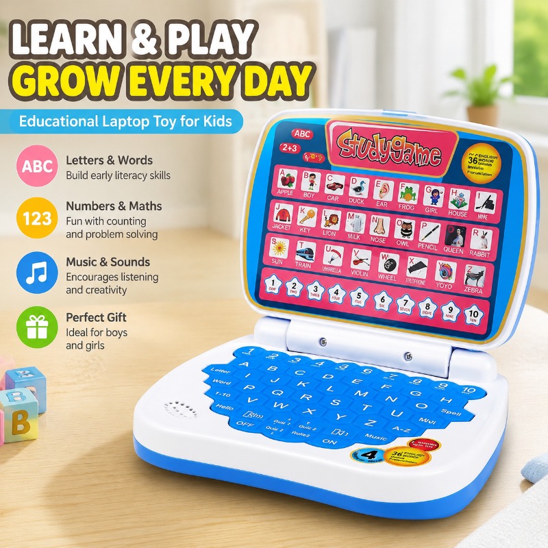 Mini Simulation Laptop Educati - Kids Education Laptop ulasan dan harga