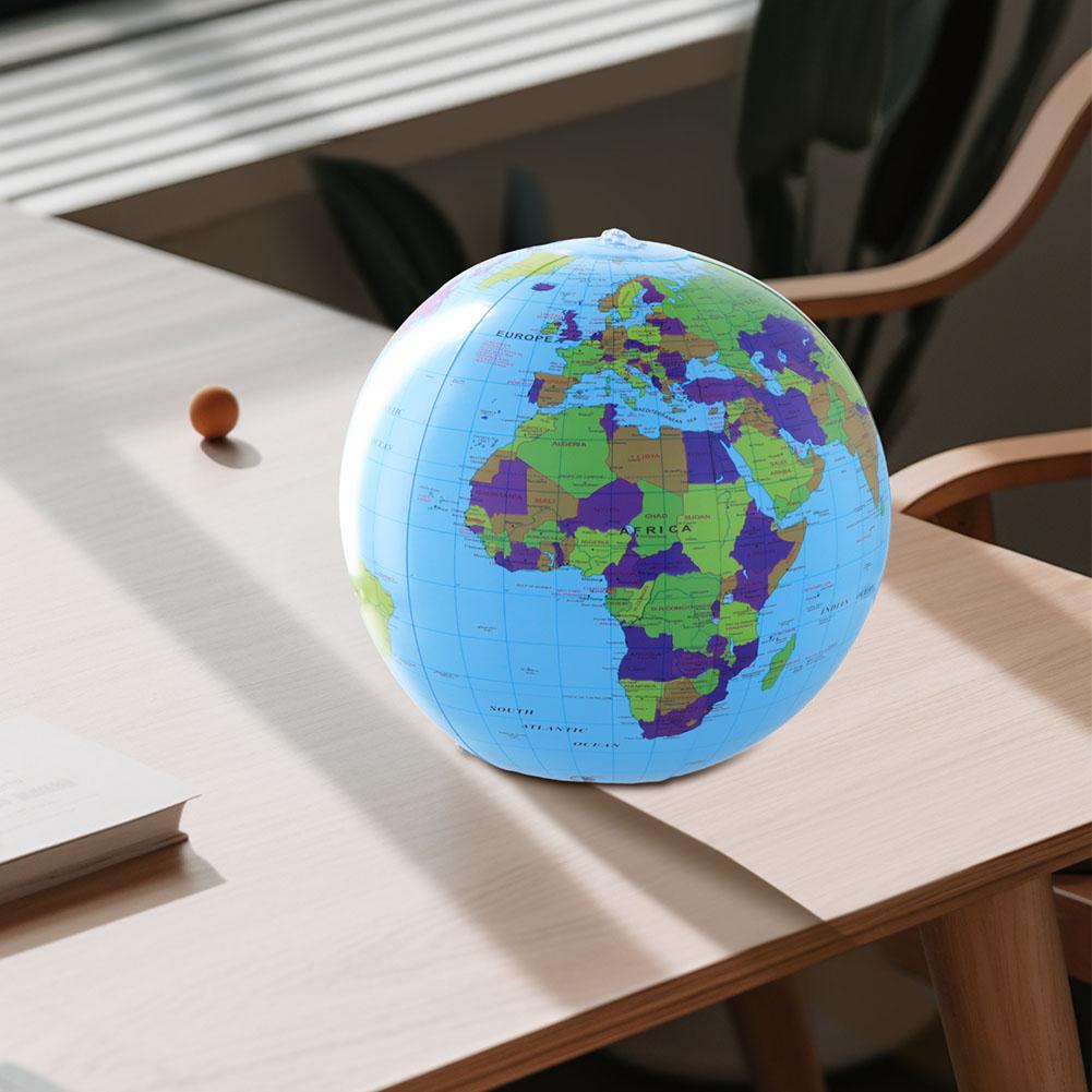12/16Inch Inflate Globe Beach  - Educational Globe For Kids ulasan dan harga