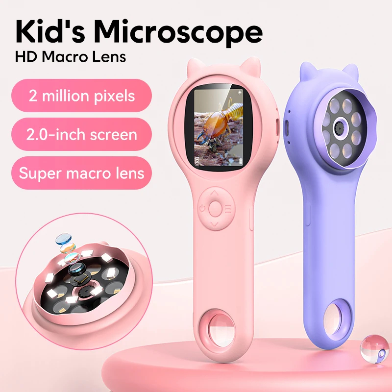 Kids Microscope Handheld Magni - Kids Definition Of Education ulasan dan harga