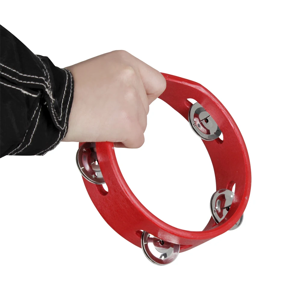 6 Inch Red Hand Ringing Bell P - Kids Education Bell ulasan dan harga