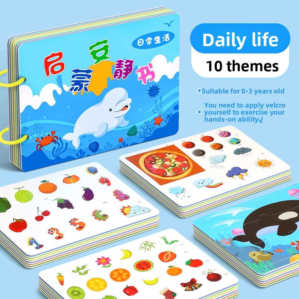 Durable 10 Pages Baby Tear Boo - Kids Early Education Books ulasan dan harga