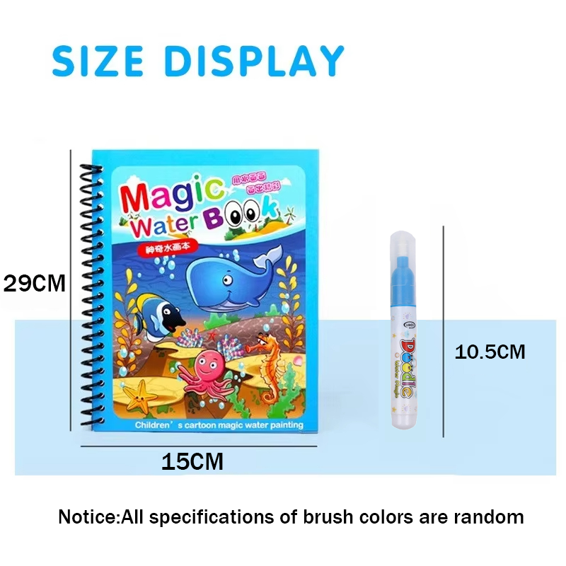 1PC Children's Watercolor Pain - Kids Education Laptop ulasan dan harga