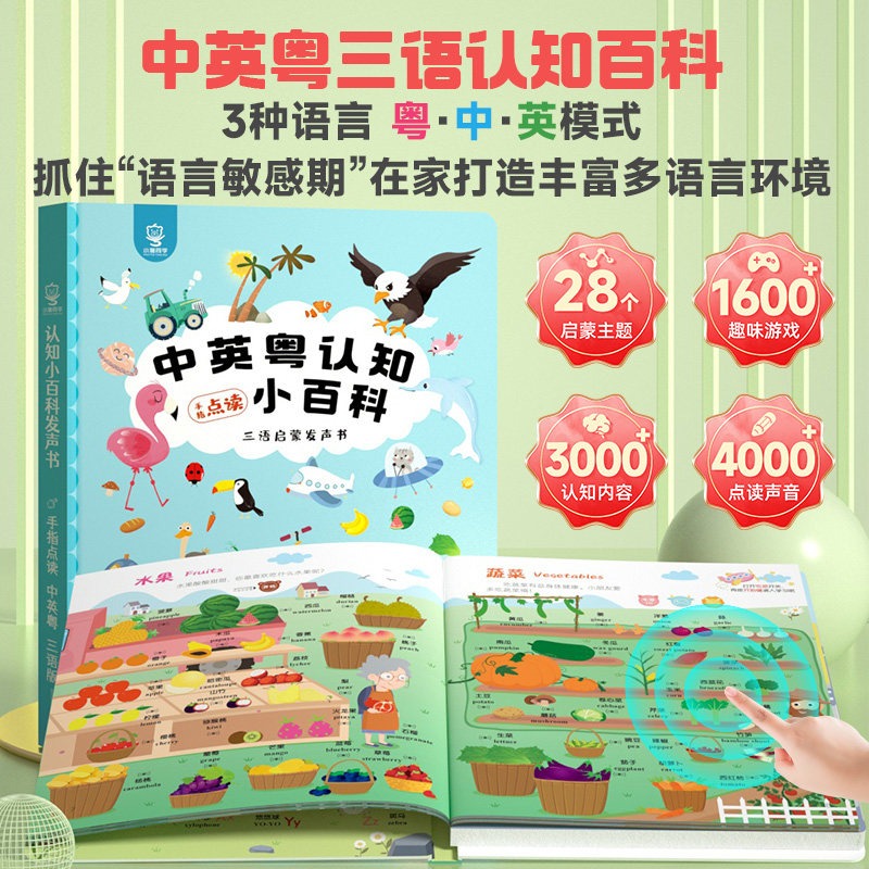 3 Language Touch Sound Book Ch - Kids Early Education Books ulasan dan harga