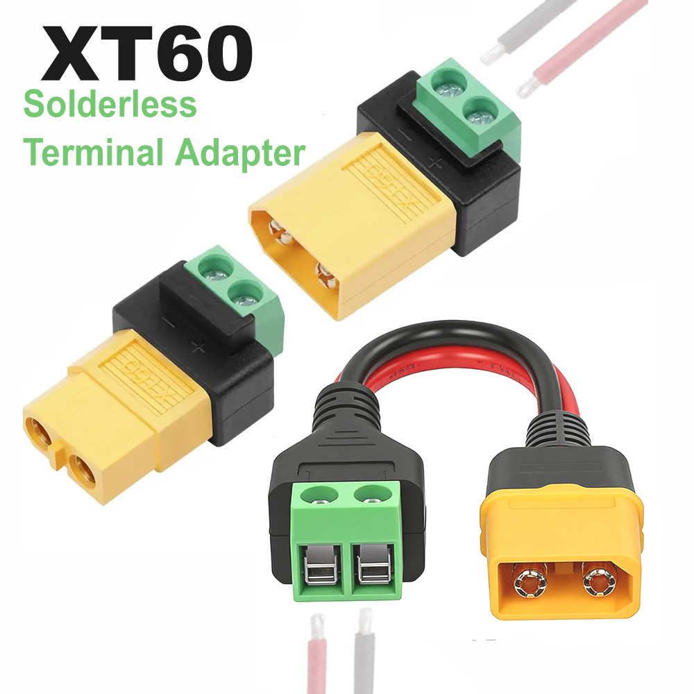 Solderless 2 Pin to XT60 Male  - Solar System Model ulasan dan harga