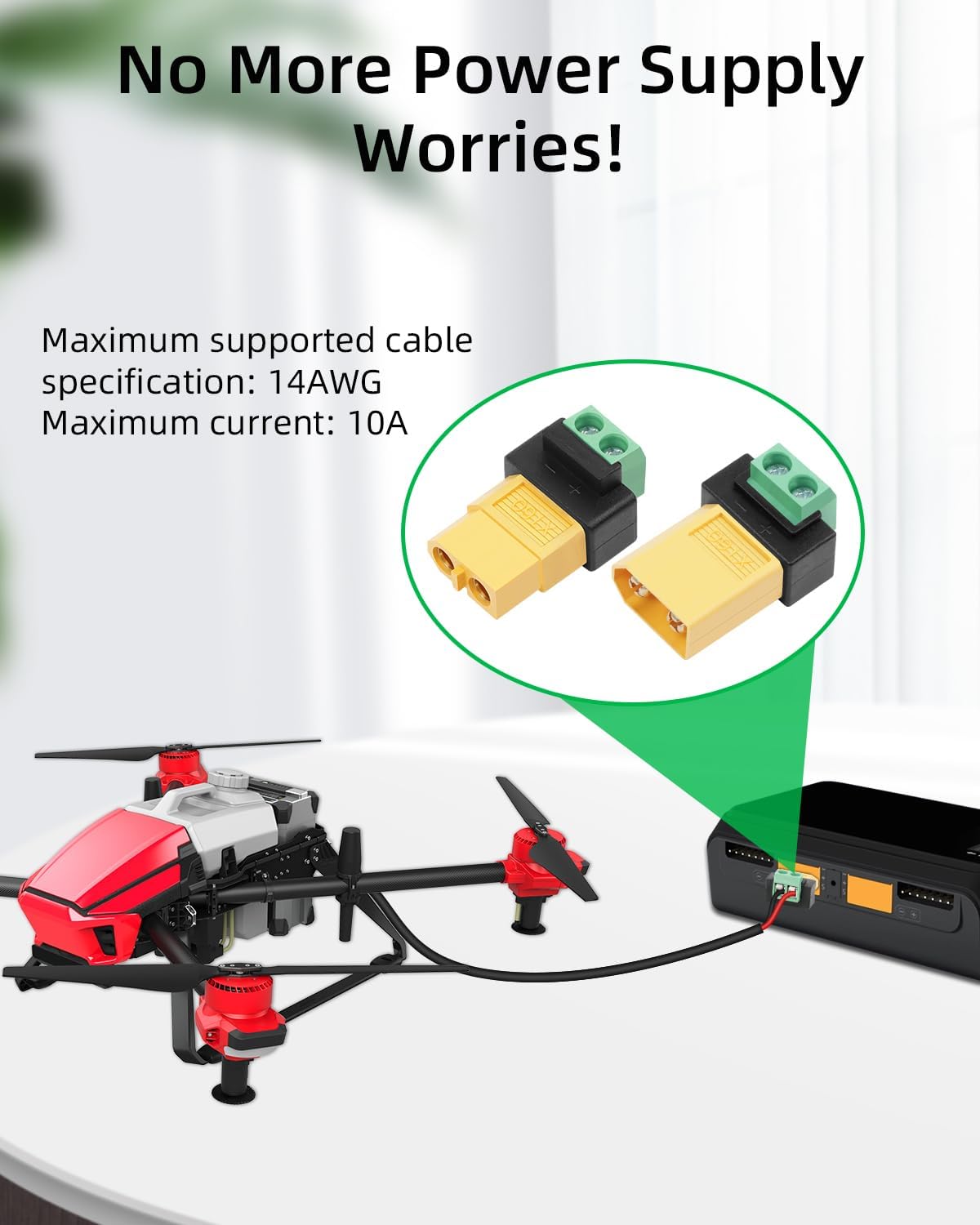 Solderless 2 Pin to XT60 Male  - Solar System Model ulasan dan harga