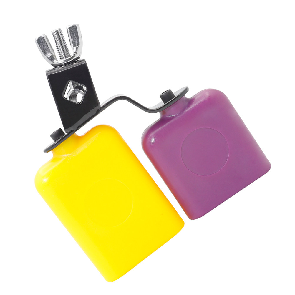 Yellow Purple Square Wooden Fi - Kids Education Bell ulasan dan harga