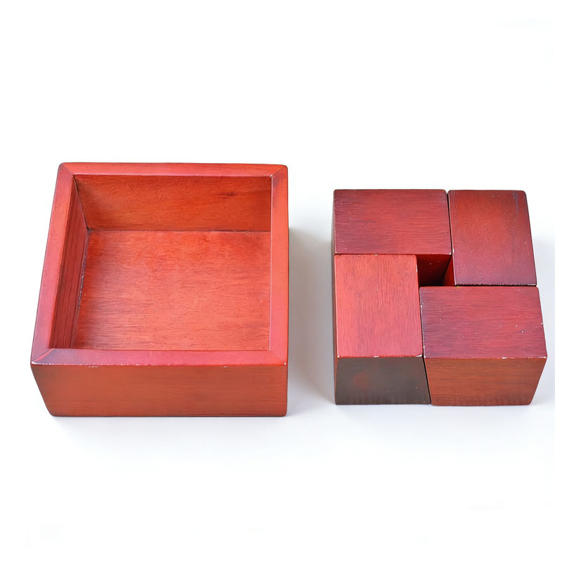 Impossible Wooden Brain Teaser - Brain Teaser Cube ulasan dan harga