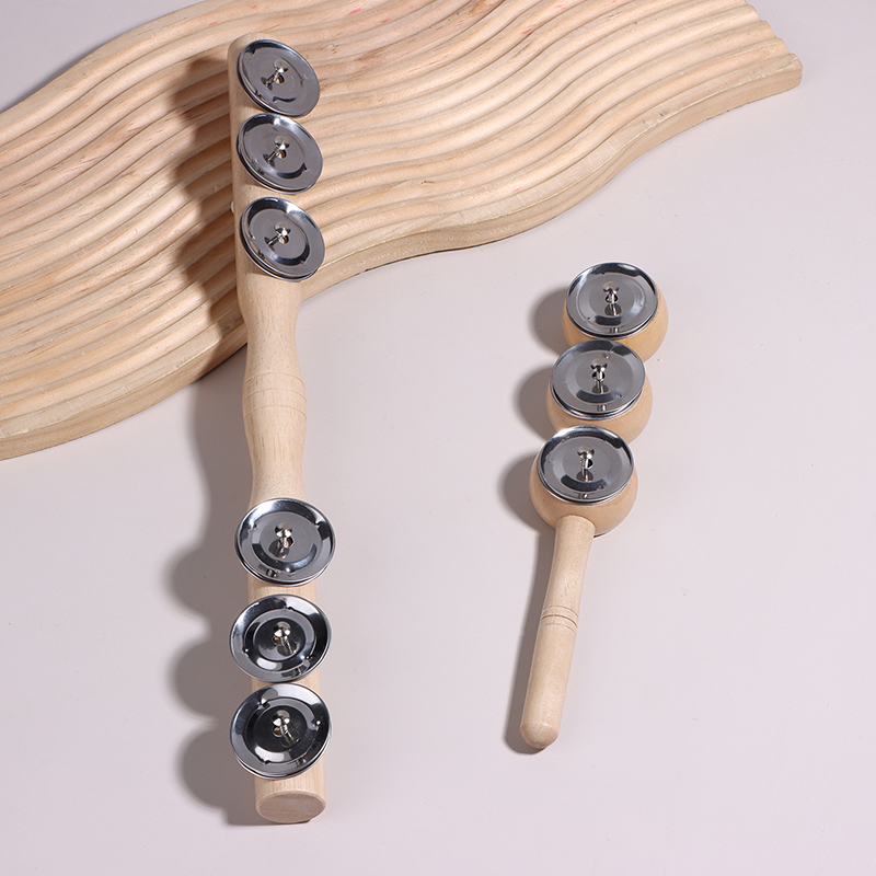 //1PC new Orff Wooden Hand 3/6 - Kids Education Bell ulasan dan harga