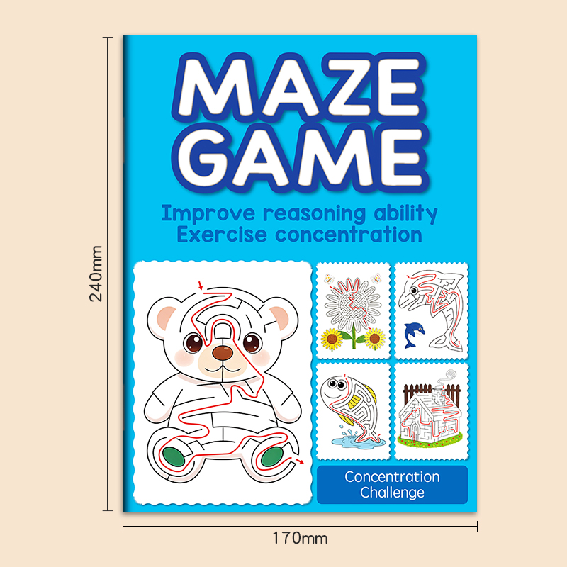 Maze Fun Drawing Book for Kids - Kids Definition Of Education ulasan dan harga