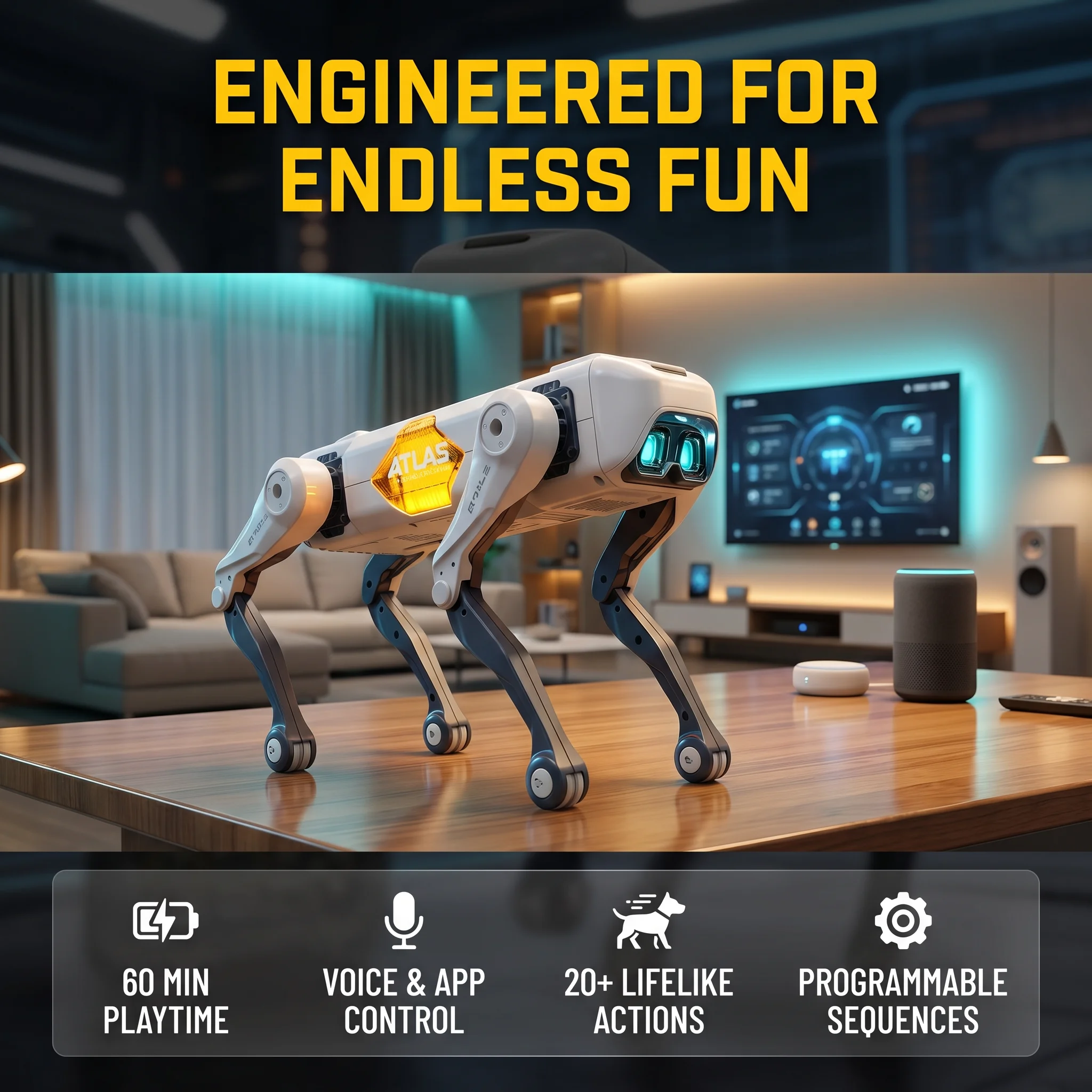 AI Smart Robot Dog, Voice & AP - Kids Education And You ulasan dan harga