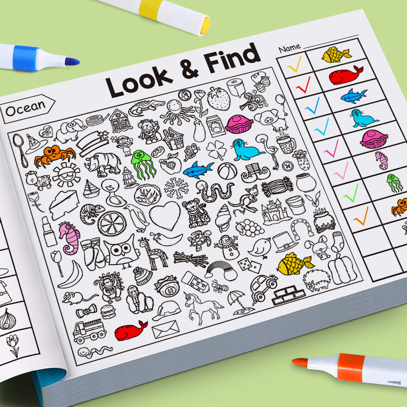 Children's Search Activity Boo - Kids Early Education Books ulasan dan harga