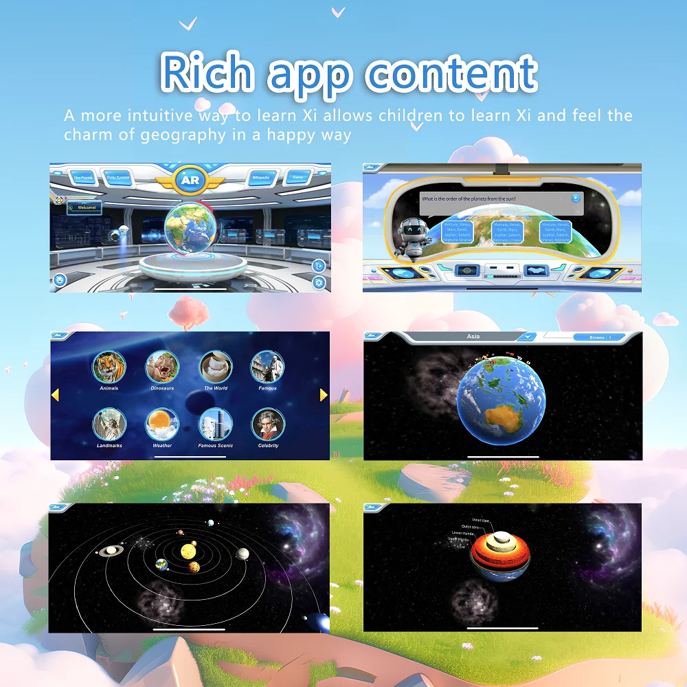 AR Interactive Smart Globe Kid - Educational Globe For Kids ulasan dan harga