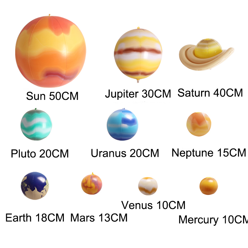 10Pcs/Set Solar Galaxy Teachin - Solar System Model ulasan dan harga