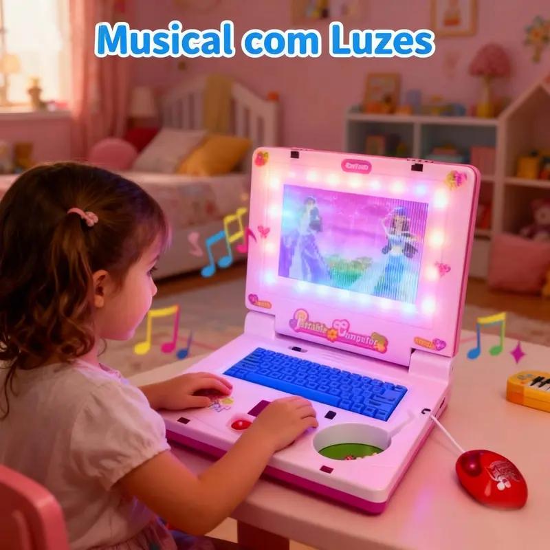 Mini Notebook Musical Toy Lapt - Kids Education Laptop ulasan dan harga