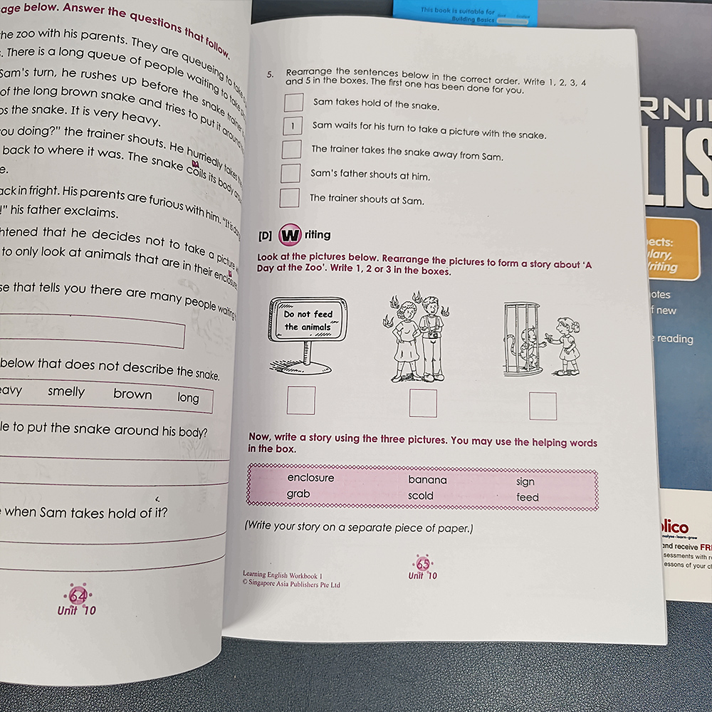 1 book Sap Education 1- 6 Grad - Kids Education In Singapore ulasan dan harga